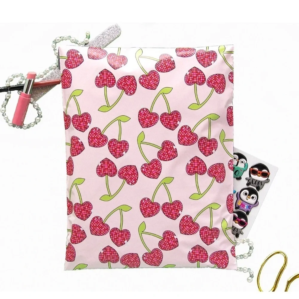 Sparkling Cherries Polymailer Bags 10”x13” set of 10 bags